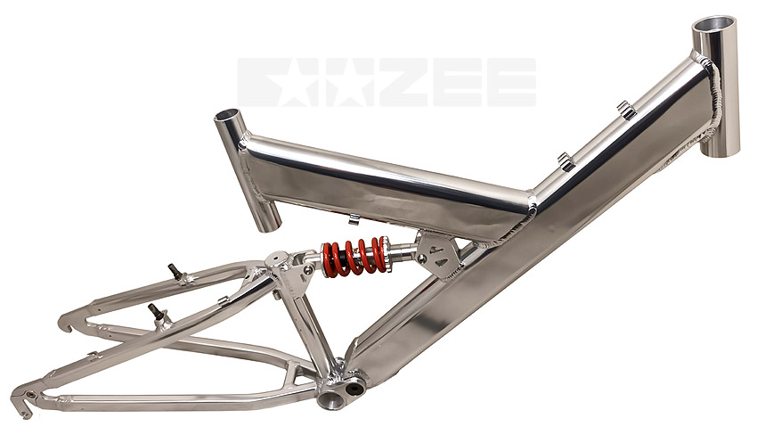 oldshool MTB full-suspension bicycle frame - ALU - OOZEE 46cm