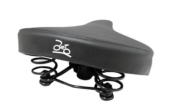 sentimental bicycle saddle Old`70 Style 24x21 - BLACK for classic folding  oldschool bikes JET DS - Powered by BST