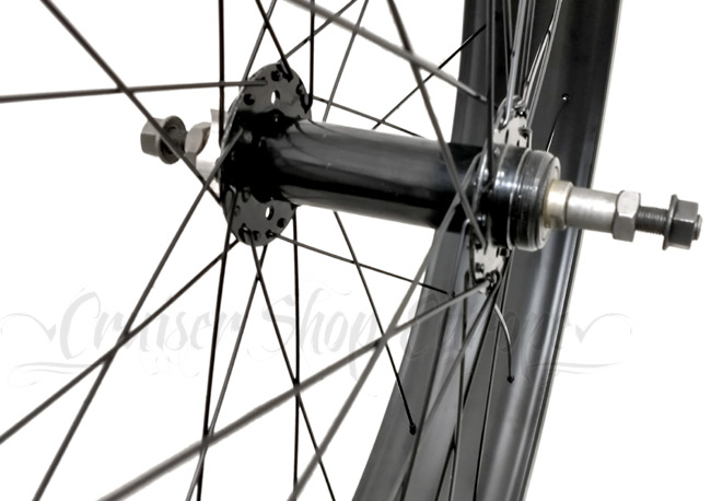36 Hole Bicycle Rim Only 26" Black Fat Bike or Cruiser Bike 100mm Wide 