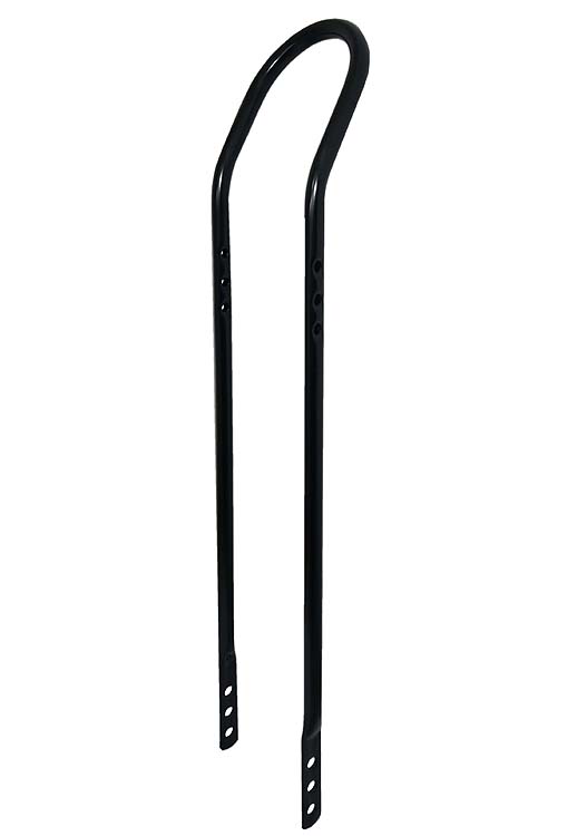 90-Degree Bent Sissy Bar For 20" Lowrider Bikes – Chrome – With Clamps