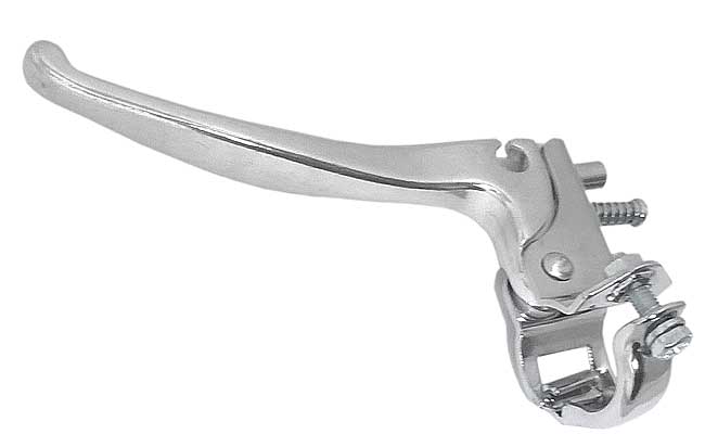 thumbnail image 2 of 22mm Vintage Silver Bicycle Brake Lever Set – Retro Road Bike Handles – Pair 2 of 5